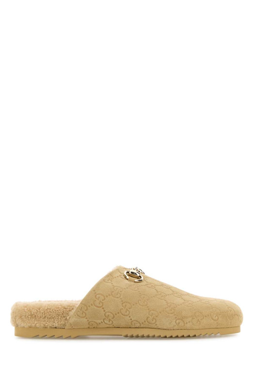 Sand suede slippers GUCCI (798740AADUY)