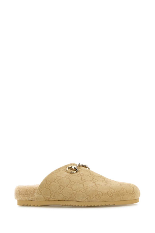 Sand suede slippers GUCCI (798740AADUY)