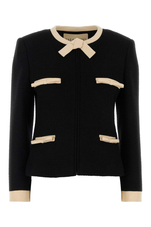 Black tweed blazer Black VALENTINO GARAVANI (7B0CEJ9090Y)