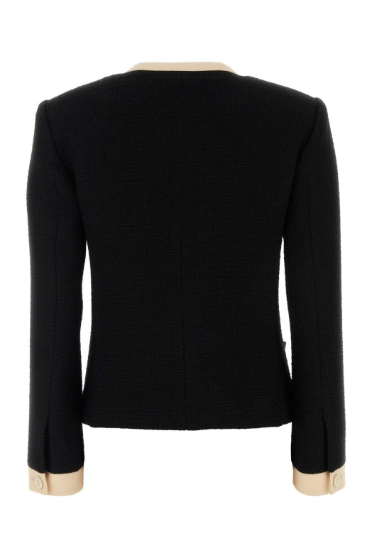 Black tweed blazer Black VALENTINO GARAVANI (7B0CEJ9090Y)