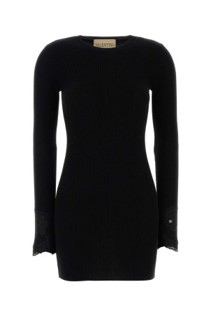Black cashmere dress Black VALENTINO GARAVANI (7B0KC69G9SH)