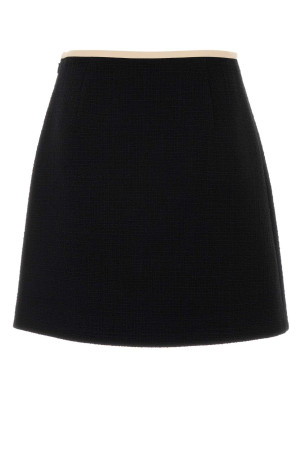Black tweed mini skirt VALENTINO GARAVANI (7B0RAEB090Y)