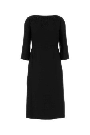 Black wool blend dress Black VALENTINO GARAVANI (7B0VAH651CF)