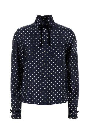 Printed satin shirt VALENTINO GARAVANI (7B3AB7U79ML)
