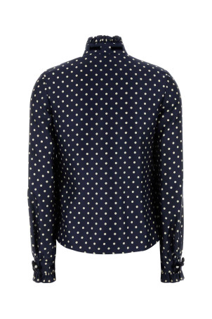 Printed satin shirt VALENTINO GARAVANI (7B3AB7U79ML)