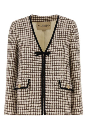 Embroidered tweed blazer VALENTINO GARAVANI (7B3CE4H59F0)
