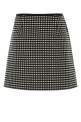 Embroidered flannel mini skirt VALENTINO GARAVANI (7B3RADJ09F1)