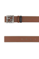 Caramel leather reversible belt FENDI (7C0543AFF2)