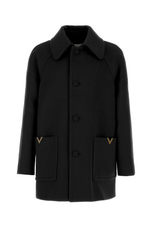 Black wool coat Black VALENTINO GARAVANI (7V0CAK15B4Y)