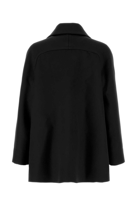 Black wool coat Black VALENTINO GARAVANI (7V0CAK15B4Y)