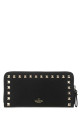 Black leather Rockstud wallet Black VALENTINO GARAVANI (7W2P0645VSH)