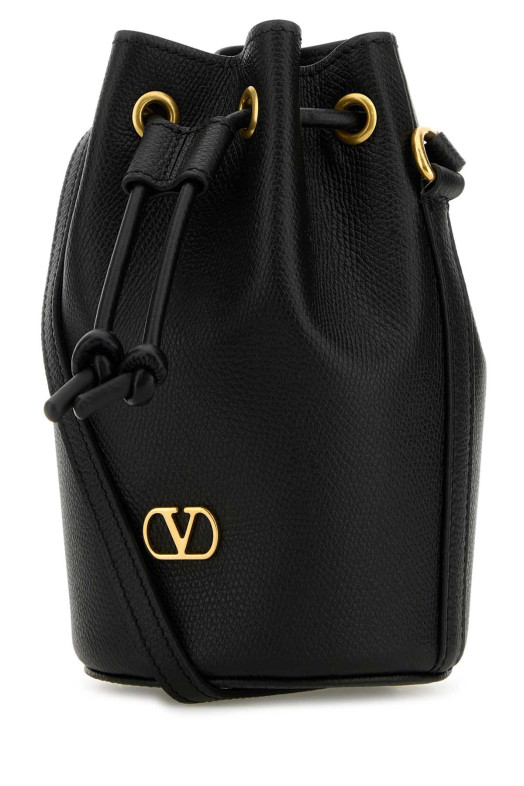Black leather bucket bag Black VALENTINO GARAVANI (7W2P0AJ2SNP)