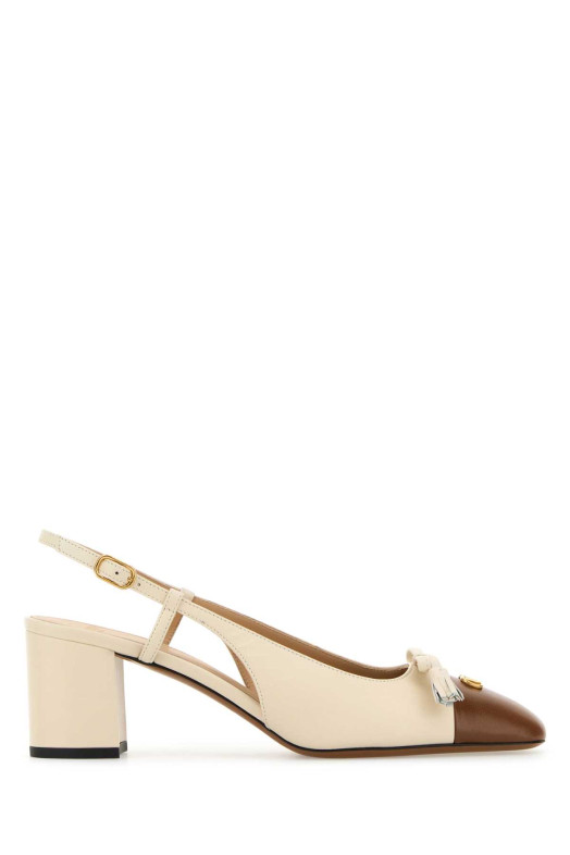 Sand leather VLogo Signature pumps VALENTINO GARAVANI (7W2S0MH9DDT)