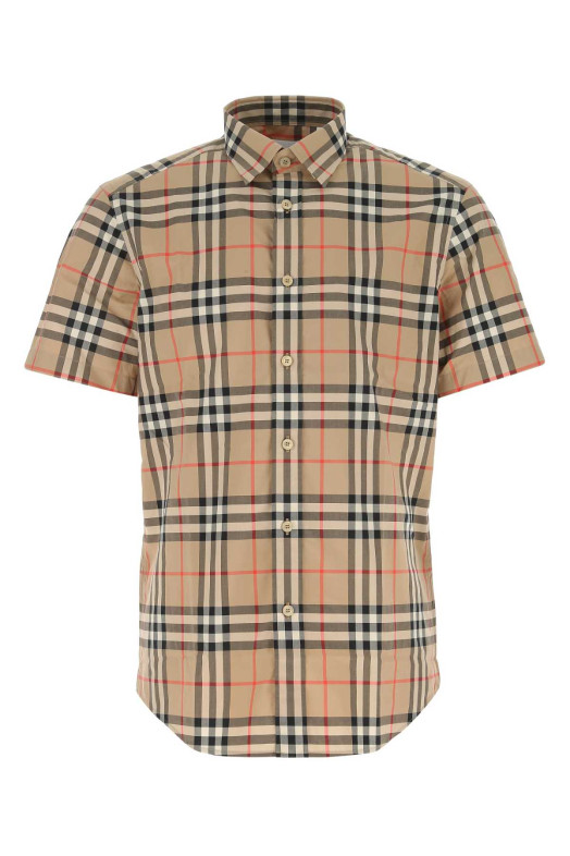 Embroidered poplin shirt Multicolor BURBERRY (8020869)