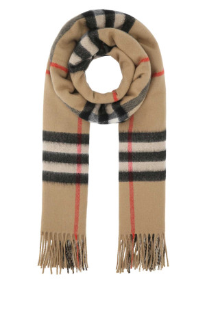 Embroidered cashmere scarf Multicolor BURBERRY (8045332)
