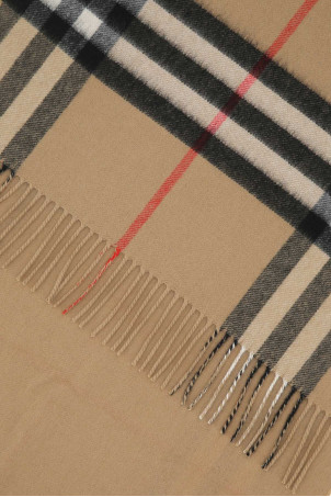 Embroidered cashmere scarf Multicolor BURBERRY (8045332)