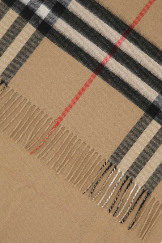 Embroidered cashmere scarf Multicolor BURBERRY (8045332)