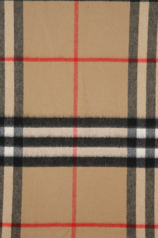 Embroidered cashmere scarf Multicolor BURBERRY (8045332)