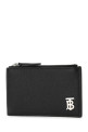 Black leather card holder Black BURBERRY (8062687)