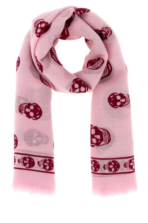 Printed chiffon foulard ALEXANDER MCQUEEN (8078893222Q)