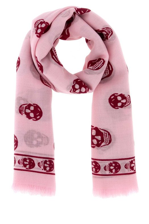 Printed chiffon foulard ALEXANDER MCQUEEN (8078893222Q)
