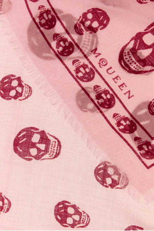 Printed chiffon foulard ALEXANDER MCQUEEN (8078893222Q)