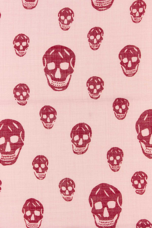 Printed chiffon foulard ALEXANDER MCQUEEN (8078893222Q)