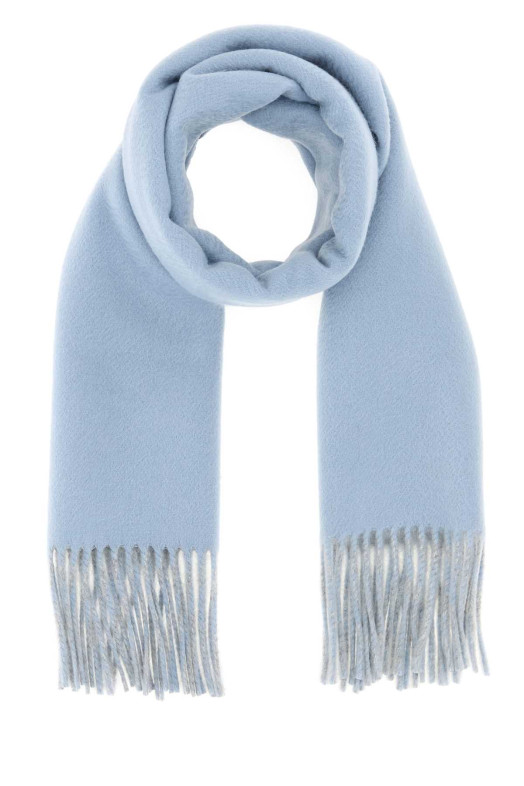Light-blue cashmere reversible scarf BURBERRY (8110018)