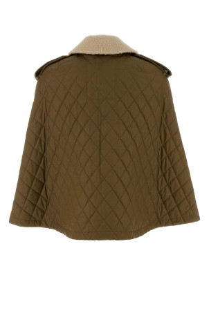 Khaki cotton cape BURBERRY (8122271)