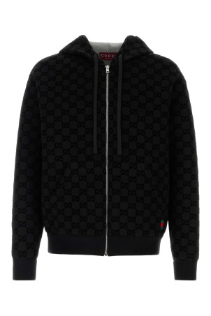 Black jersey sweatshirt Black GUCCI (819275XJG2I)
