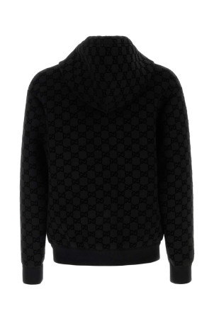 Black jersey sweatshirt Black GUCCI (819275XJG2I)