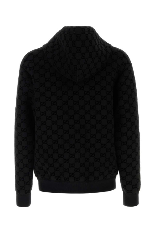 Black jersey sweatshirt Black GUCCI (819275XJG2I)