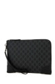 Printed canvas GG Emblem document case Black GUCCI (821156FAD6M)
