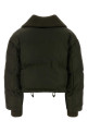 Olive green gabardine padded jacket GUCCI (830892ZAKAX)