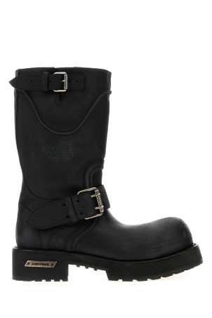 Black leather Venom boots BALENCIAGA (833581WCAL1)