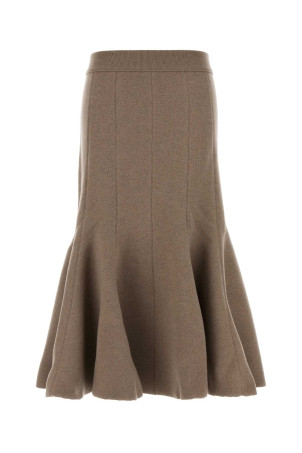 Cappuccino cashmere blend skirt BOTTEGA VENETA (833850V33N0)