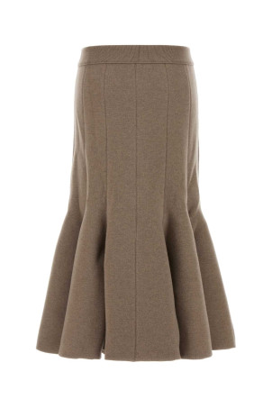 Cappuccino cashmere blend skirt BOTTEGA VENETA (833850V33N0)