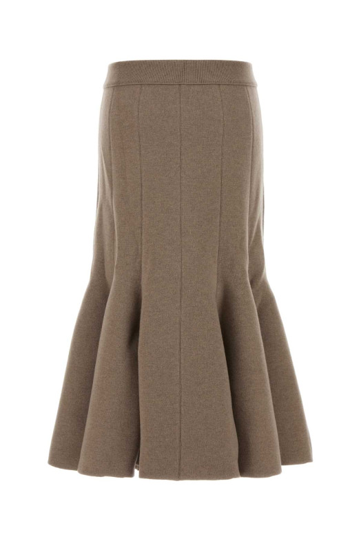 Cappuccino cashmere blend skirt BOTTEGA VENETA (833850V33N0)