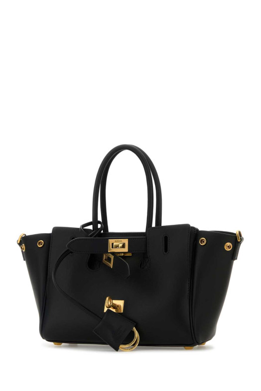 Black leather Carry All Bel Air shopping bag Black BALENCIAGA (8357322ABAV)