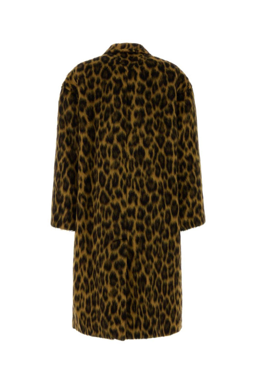Printed alpaca blend coat BOTTEGA VENETA (845602V4YP0)