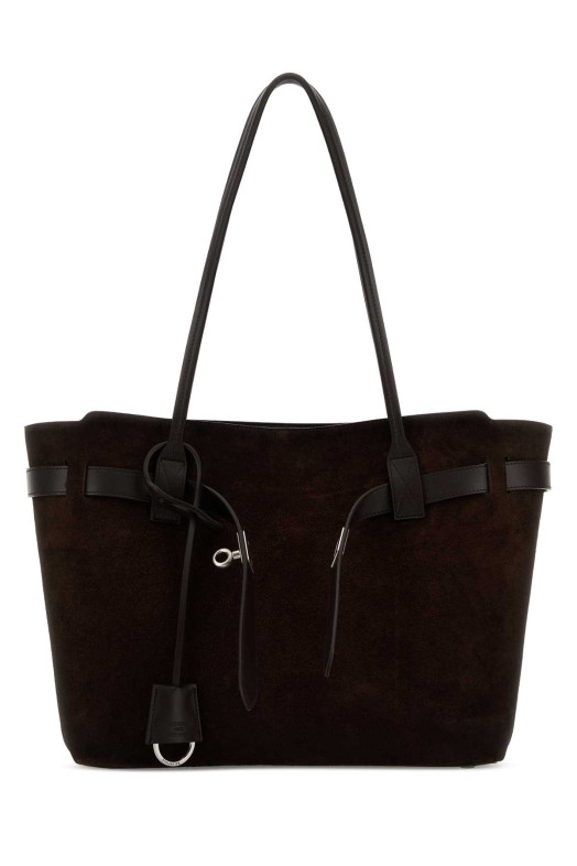 Dark brown suede medium Bel Air shopping bag BALENCIAGA (8456122ACCH)