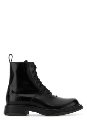 Black leather ankle boots Black GUCCI (851388AADEO)