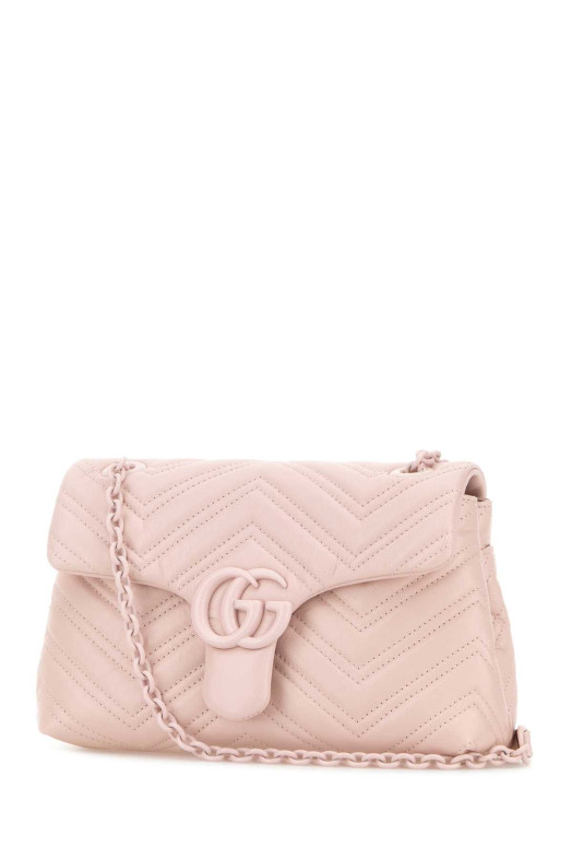 Pink nappa leather small GG Marmont shoulder bag GUCCI (855371AAFS1)