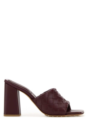 Burgundy nappa leather Parco mules BOTTEGA VENETA (855947V2ED0)