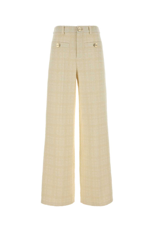 Cream tweed pant GUCCI (856087ZAUB6)