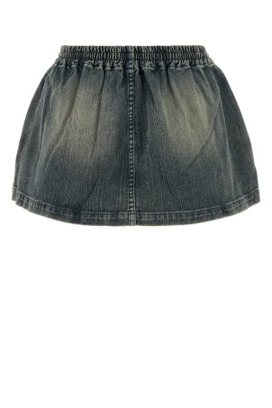 Denim mini skirt BALENCIAGA (856908TTWC5)