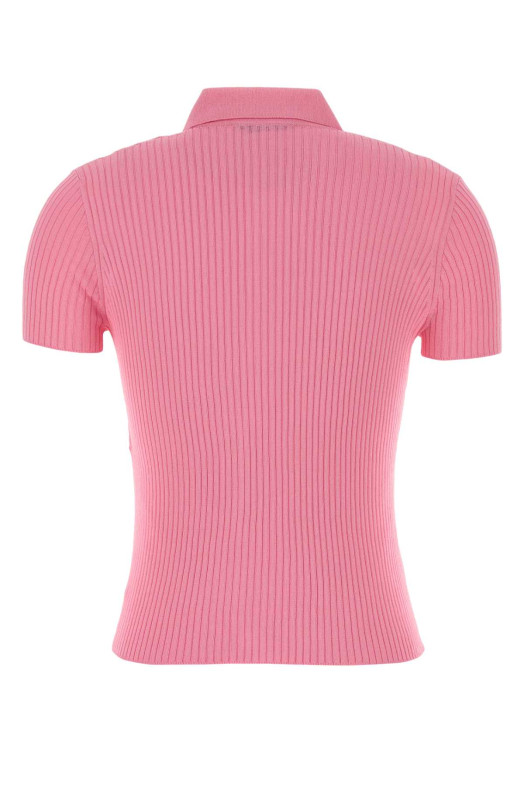 Fluo pink viscose blend cardigan BALENCIAGA (857233T5237)