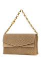 Beige suede large shoulder bag GUCCI (857362AAF0P)
