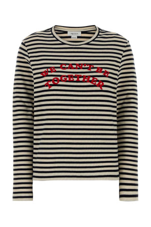 Embroidered stretch cotton t-shirt ALEXANDER MCQUEEN (857886QLAFI)