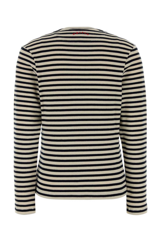 Embroidered stretch cotton t-shirt ALEXANDER MCQUEEN (857886QLAFI)